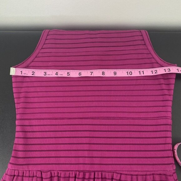 Socialite Women's Fit and Flare Barbiecore Dress Size S Pink Magenta Sheer - Picture 5 of 8